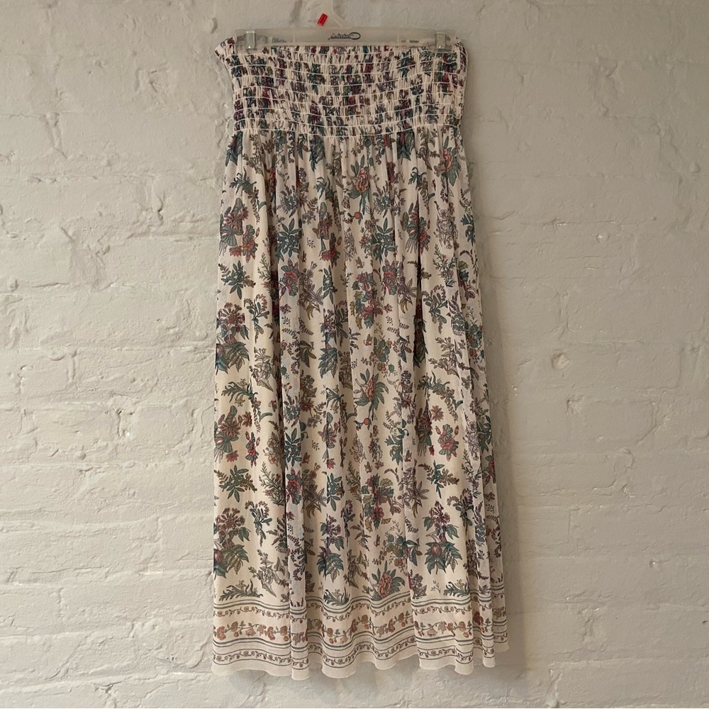 Floral maxi skirt